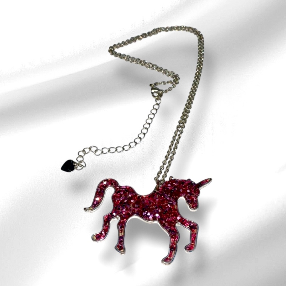 Accessorize Unicorn Sparkle Pendant Necklace